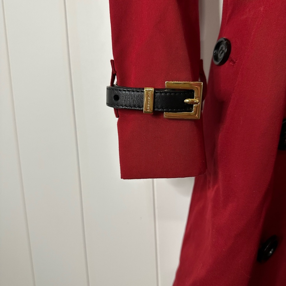 Burberry Scarlet Trench Coat - Picture 8 of 13